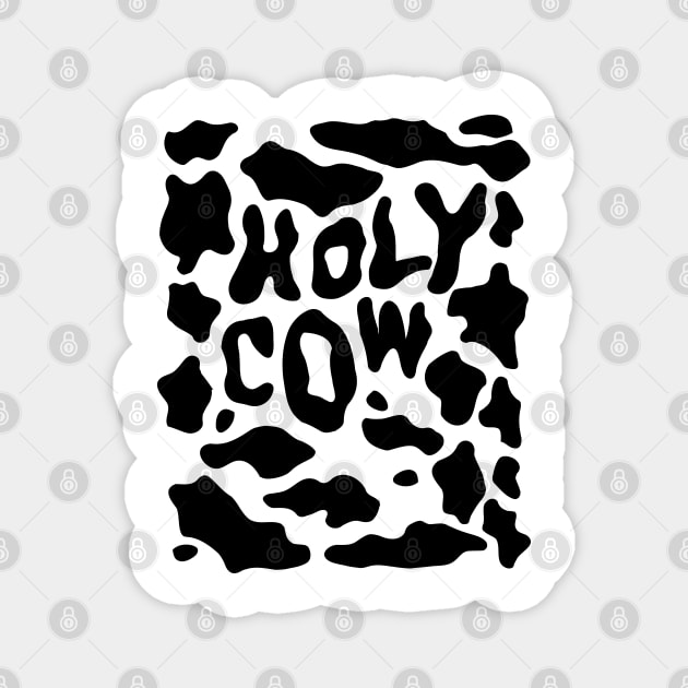 Holy Cow Print Magnet by BraaiNinja