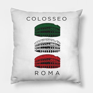 Great Colosseo a Marvel at Roman Construction Pillow