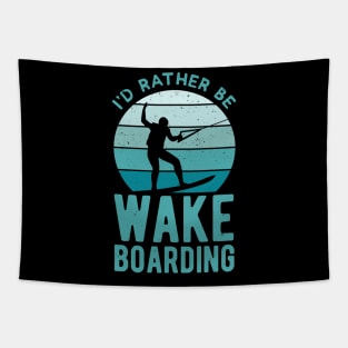 Wakeboarding Gifts Tapestry