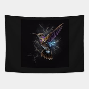 Fantasy Hummingbird with Lightning Tapestry