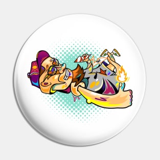 Graffiti character Pin