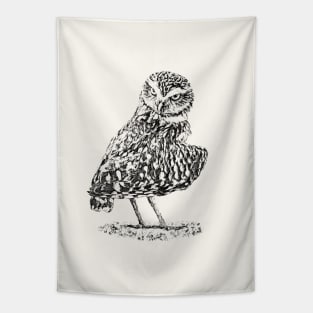 Burrowing owl Tapestry