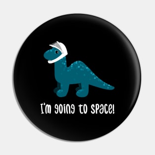 Space Dinosaur Pin