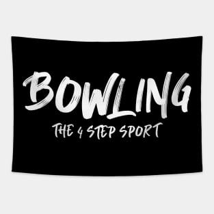 Bowling the 4 Step Sport Tapestry