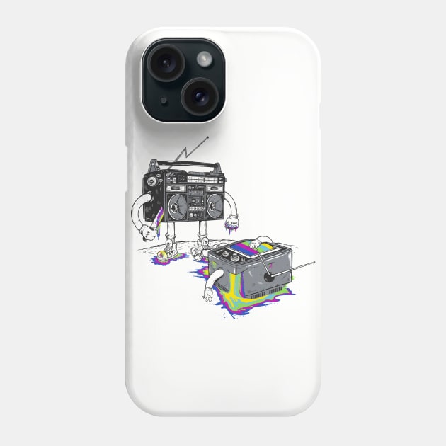 Revenge of the Radio Star Phone Case by Madkobra