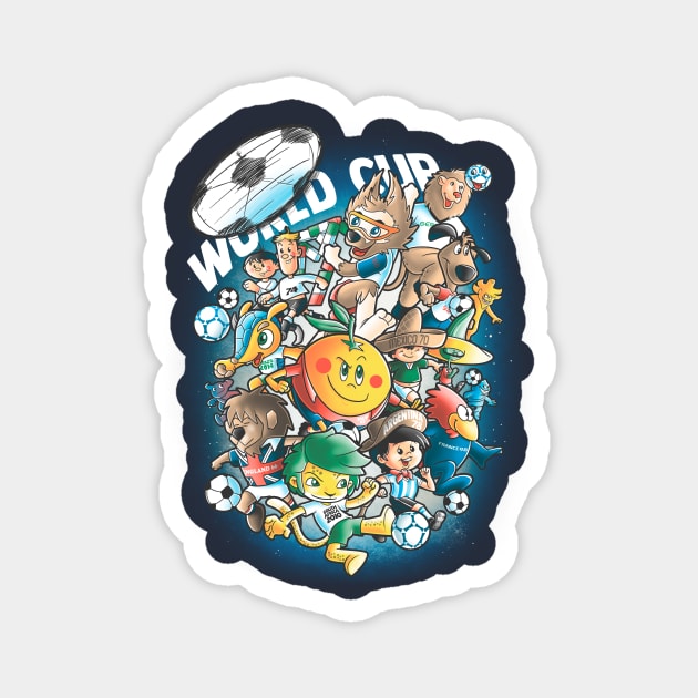 World cup Magnet by Cromanart