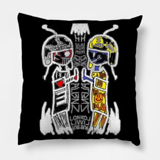 KVLI3N ''I SEE DEAD ALIENZ'' (NEGATIVE) Pillow