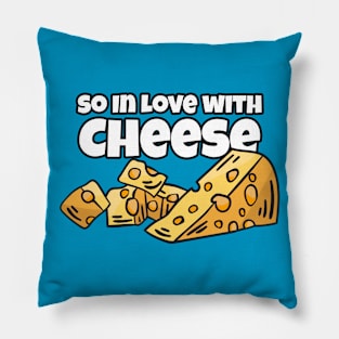 So in Love with Cheese Pillow