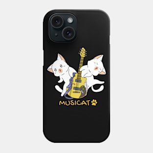 Musicat, cute cats singing duo Phone Case