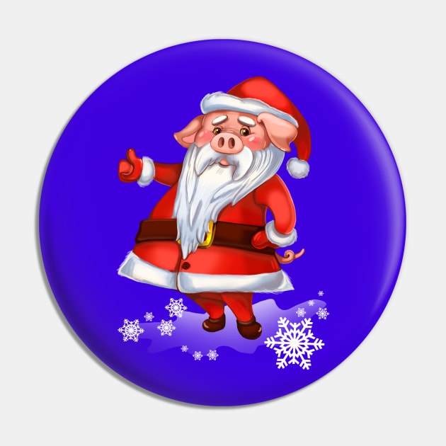 santa pig Pin by LiyaNabokova