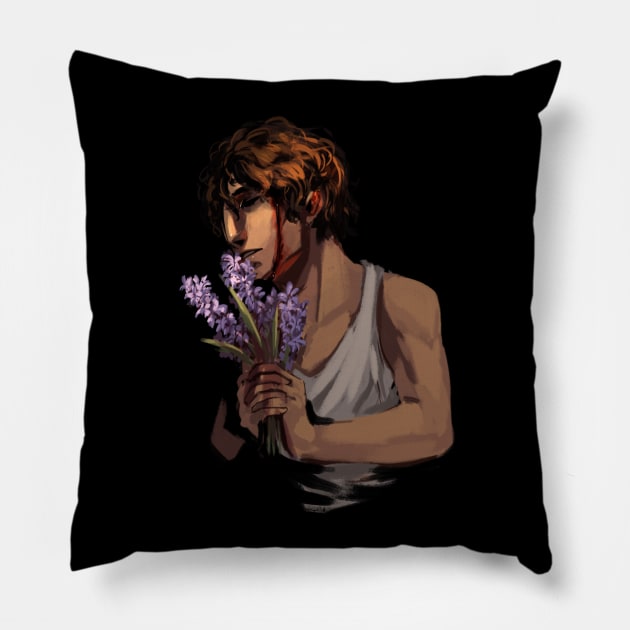 Hyacinth Pillow by StaticColour