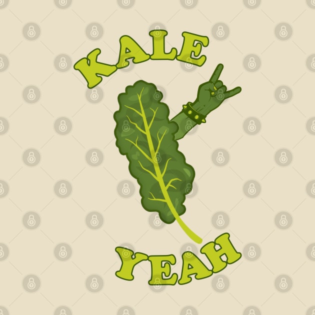 Kale Yeah ))(( Vegetable Vegetarian Vegan Kind-a-Style by darklordpug