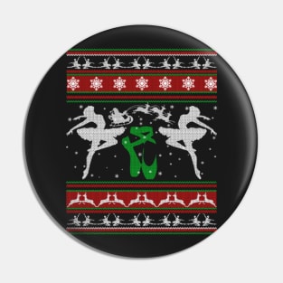 Ballet Ugly Christmas Model Pin