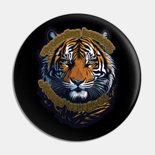 tiger no offense Pin