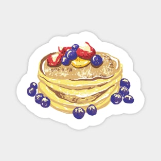 Pancakes with berries Magnet