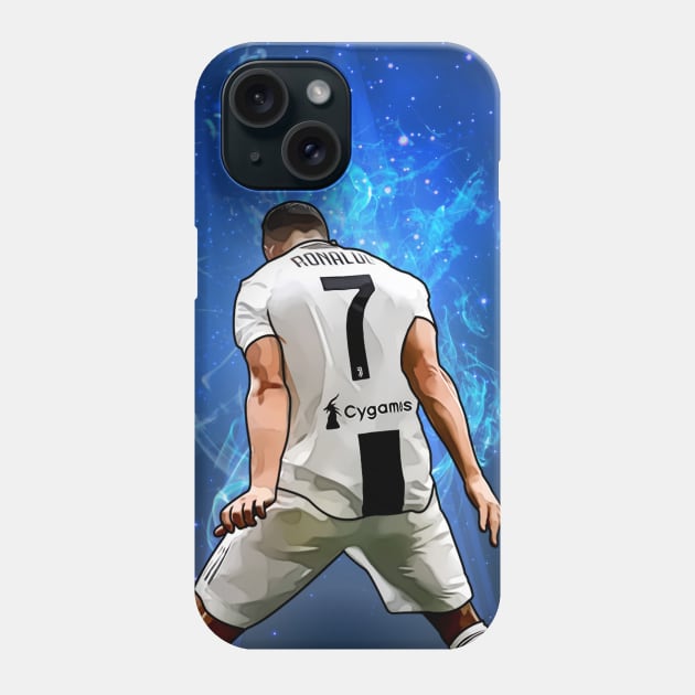 CR7 Juve Phone Case by InspireSoccer