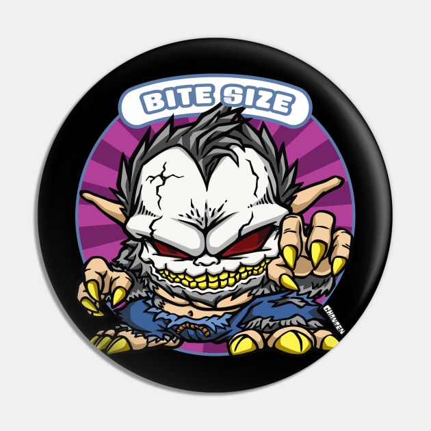Bite Size the Undead Wolfman Pin by RadioactiveUppercut