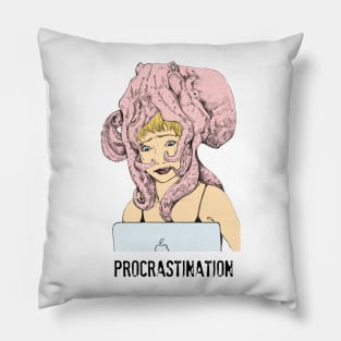 Procrastinate Pillow