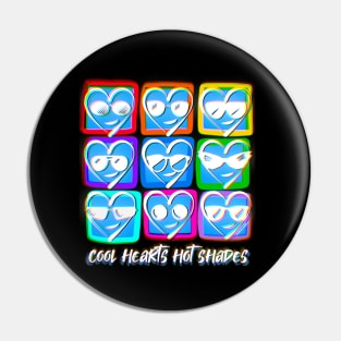 Cool Hearts Hot Shades Pin