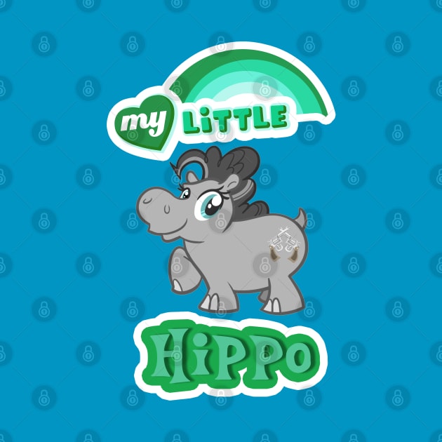 My Little Hippo- Jungle is Magic by The Skipper Store
