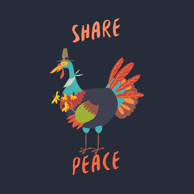 Share Peace (Thanksgiving Turkey) by PersianFMts