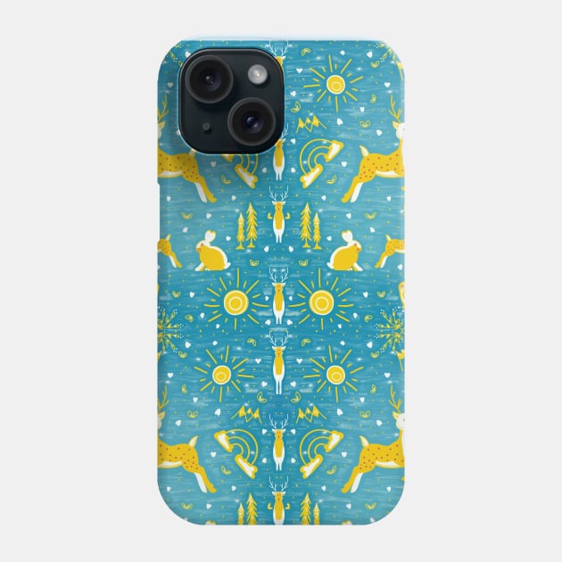 Christmas special ice animals pattern Phone Case by DarshanaParajia