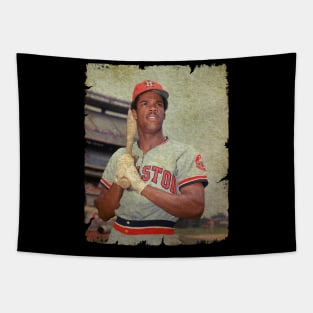 Cesar Cedeno in Houston Astros Tapestry