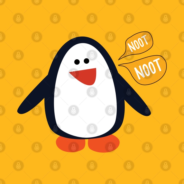 Noot Noot Penguin Tee by Pushloop