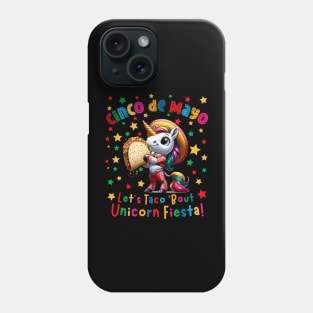 Cinco de Mayo Let's Taco 'Bout Unicorn Fiesta Men Women Kids Phone Case