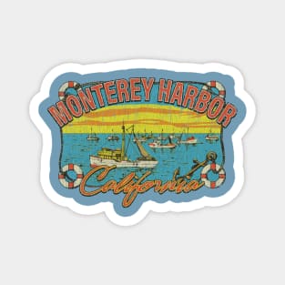 Monterey Harbor 1958 Magnet