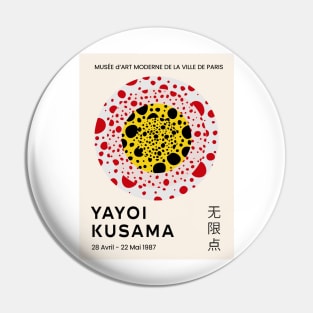 Yayoi Kusama Dots Exhibition Design Pin