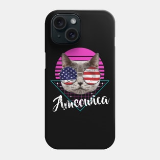 Ameowica Cat Sunglasses triangle Phone Case