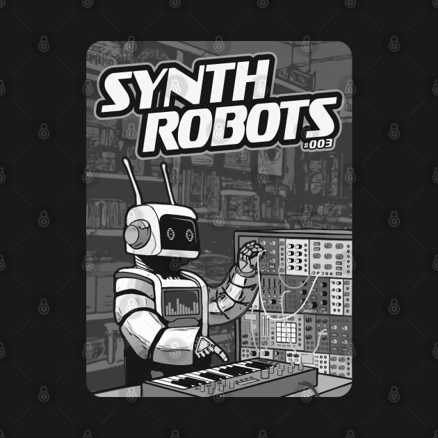 Synth Robot for Synthesizer lover and Electronic Musician by Mewzeek_T