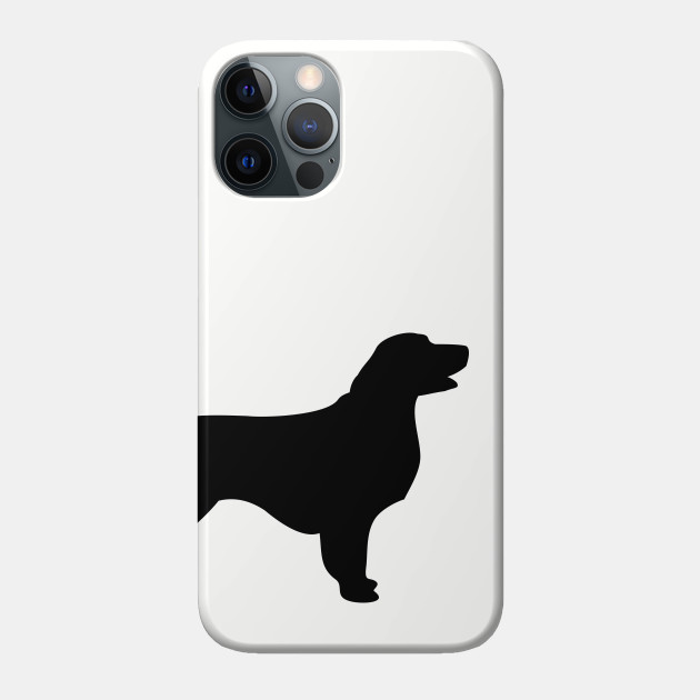 Golden Retriever Black Stencil Silhouette Golden Retriever Dog Phone Case Teepublic