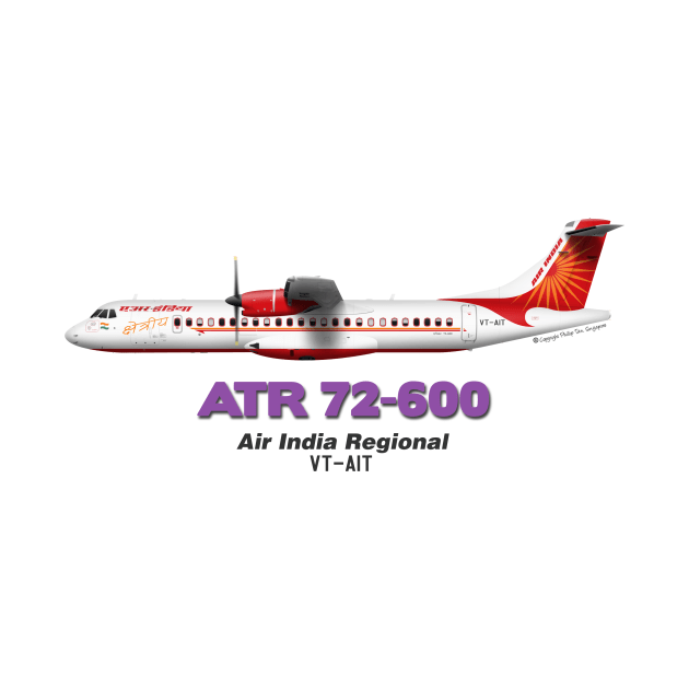 Avions de Transport Régional 72-600 - Air India Regional by TheArtofFlying