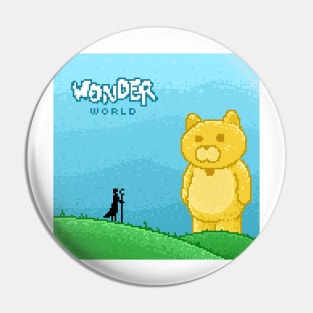 Wonder world - pixel art Pin
