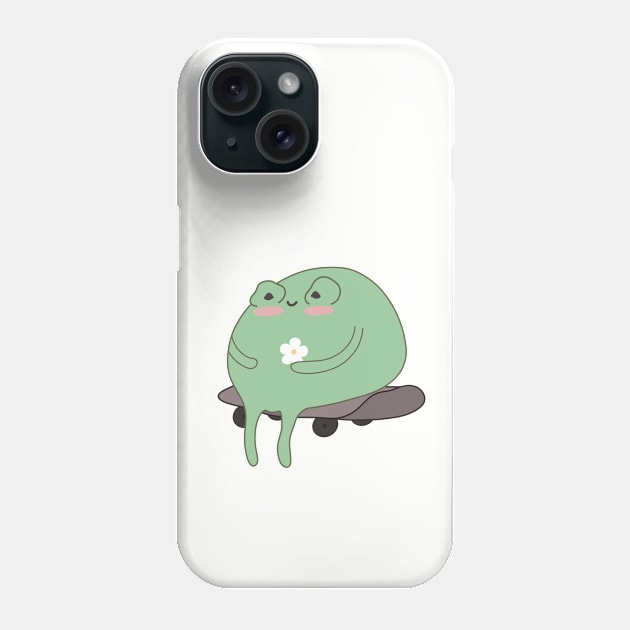 Skateboarding Frog Phone Case by gogo-jr