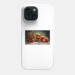 A couple's spooky Halloween photo Phone Case