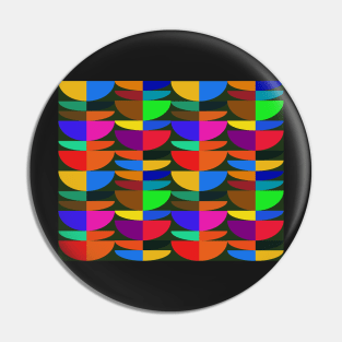 mid century modern minimalist colorful pattern Pin