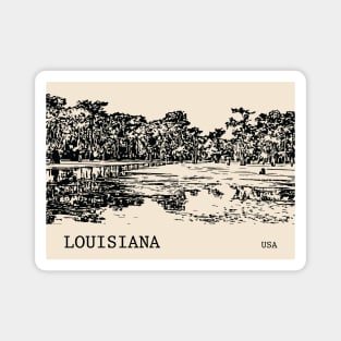 Louisiana USA Magnet