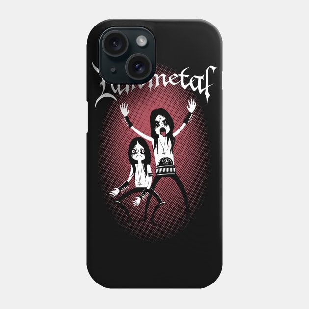 I am Metal - Black Metal Phone Case by Nemons