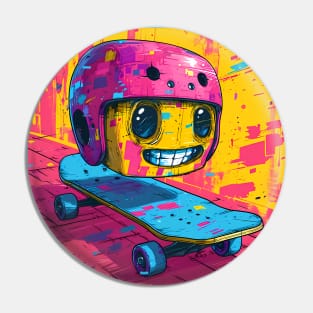 Skater Head Pin