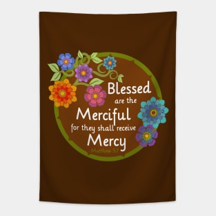 Blessed are the Merciful Tapestry