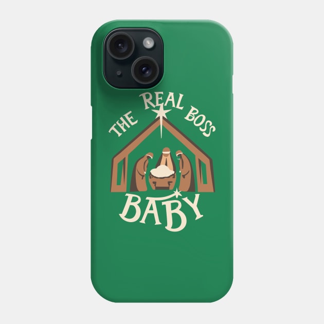 The Real Boss Baby Nativity Phone Case by Three1