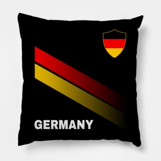 Vintage Germany Sunflower Flag Germany Soccer Lover Pillow