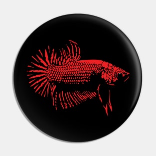 Betta - RED Pin