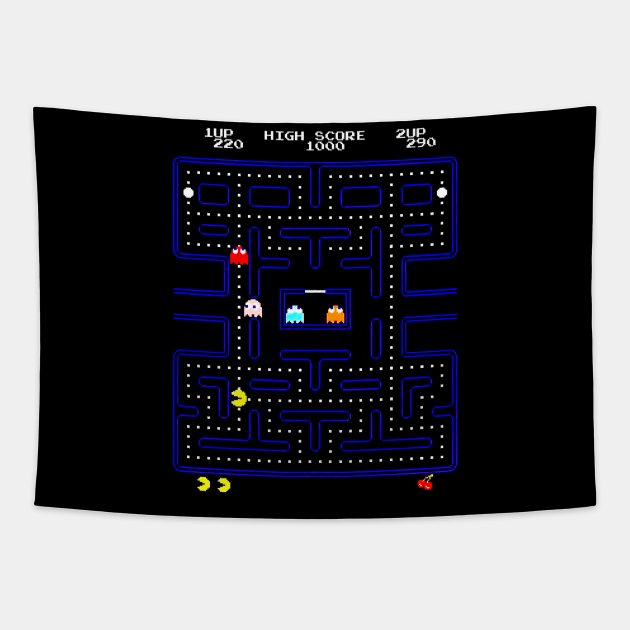 pacmen Tapestry by tdK