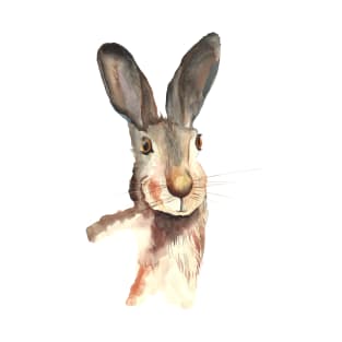 Watercolor rabbit portrait T-Shirt