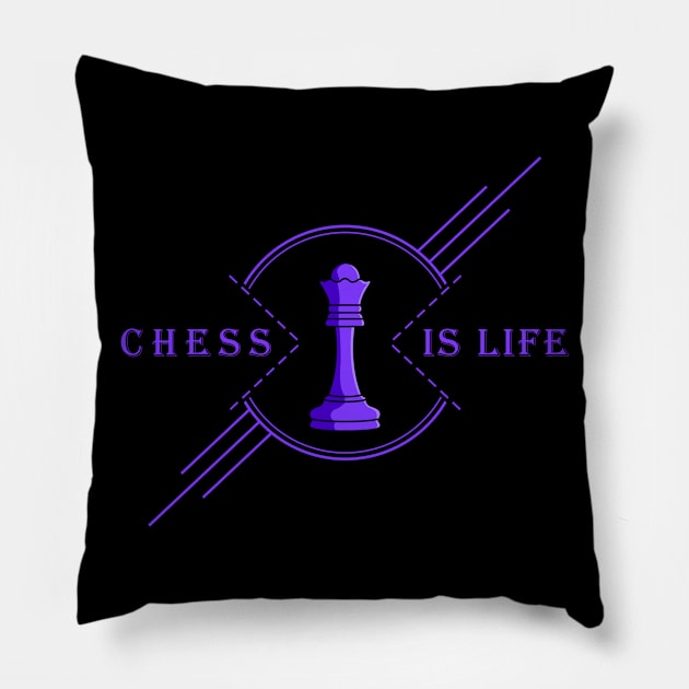 Chess Sports Pillow by Markus Schnabel