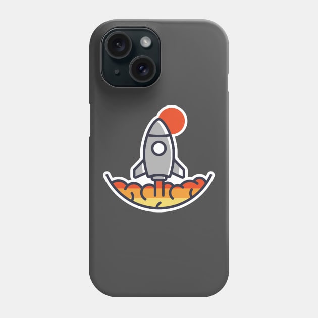 Rocket Phone Case by mikehilldesign